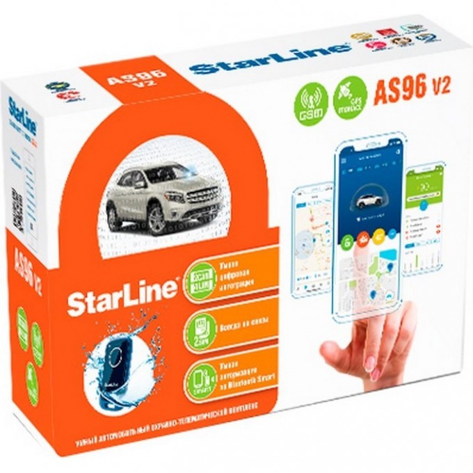 Сигнализация STARLINE AS96 V2 BT 2CAN+4LIN LTE GPS 36136 Сигнализация STARLINE AS96 V2 BT 2CAN+4LIN LTE GPS 36136